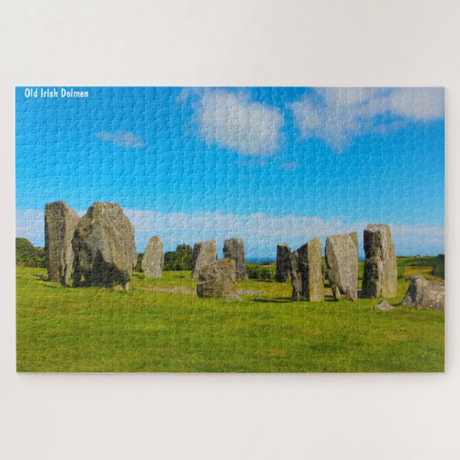 Quebra-cabeça Dólmen Irlandês Antigo (Horizontal)