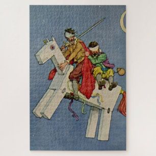 Quebra-cabeça “Dom Quixote” por W Heath Robinson