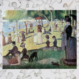 Quebra-cabeça Domingo à tarde, Ilha La Grande Jatte, por Seurat
