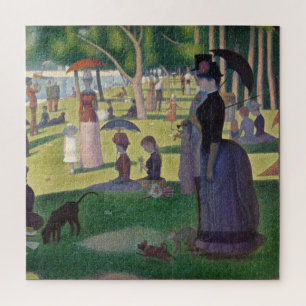 Quebra-cabeça Domingo à tarde Seurat Neo Impressionista