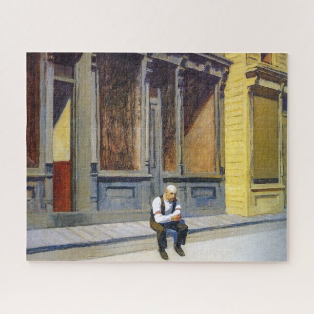 Quebra-cabeça Domingo | Edward Hopper | (Horizontal)