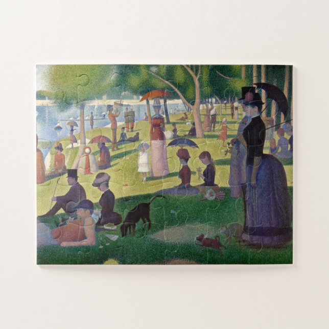 Quebra-cabeça Domingo em La Grande Jatte Georges Seurat, 1884 (Horizontal)
