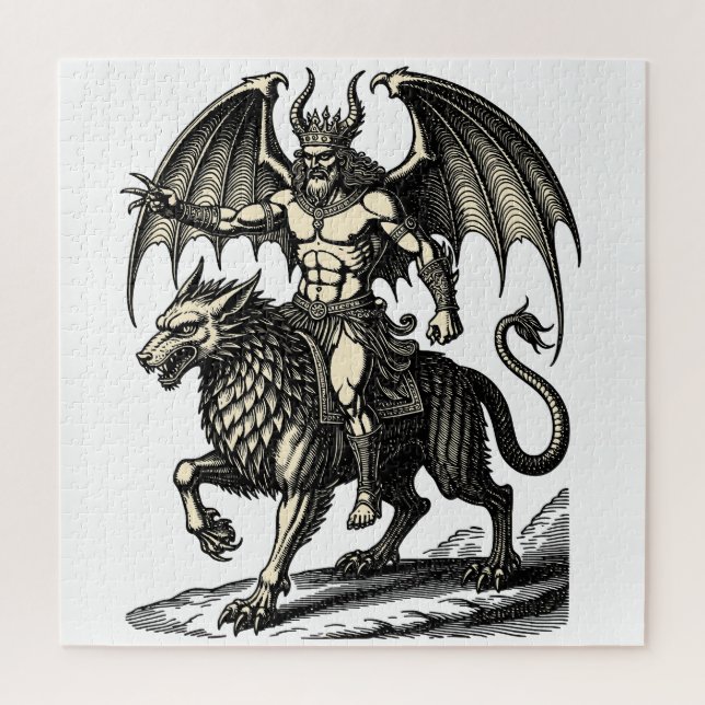 Quebra-cabeça Domínio Silencioso de Astaroth (Vertical)