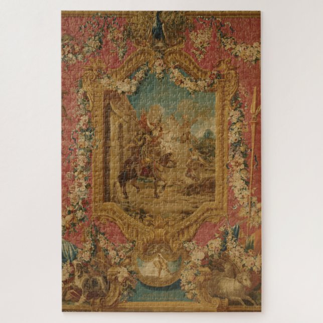 Quebra-cabeça Don Quixote Guided by Folly, 18th century tapestry (Vertical)
