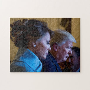Quebra-cabeça Donald & Melania Trump - Dia da Inauguração
