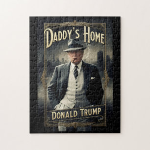 Quebra-cabeça Donald Trump Pai Home Funny MAGA Movie Poster