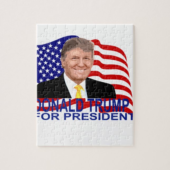 Quebra-cabeça Donald Trump para o presidente T Camisa "; .png (Vertical)