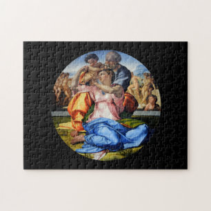 Quebra-cabeça Doni Tondo, Doni Madona, Michelangelo, 1507