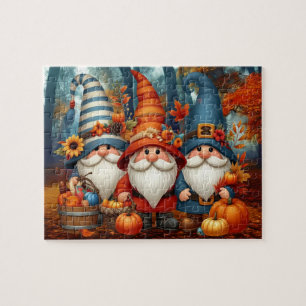 Quebra-cabeça dos Gnomos de Ação de Graças