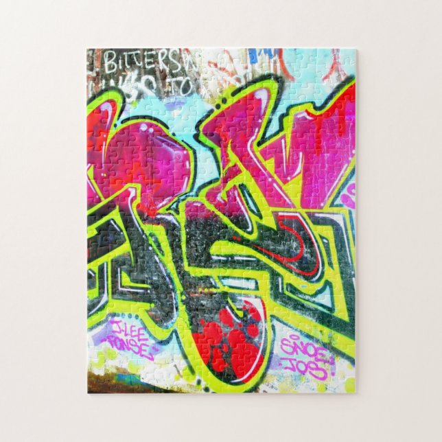 quebra-cabeça dos grafites da parede (Vertical)