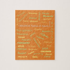 Quebra-cabeça dos Nomes Nativos Americanos, por me