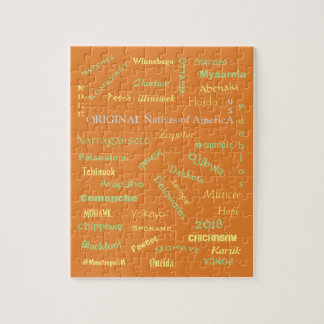Quebra-cabeça dos Nomes Nativos Americanos, por me