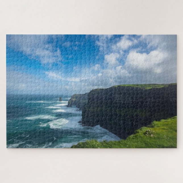 Quebra-Cabeça dos Penhascos do Oceano Irlandês (Horizontal)