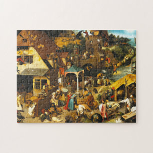 Quebra-cabeça dos provérbio de Pieter Bruegel