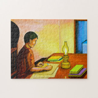 Quebra-cabeça dos trabalhos de casa