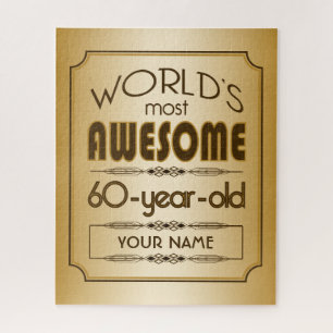 Quebra-cabeça Dourada Celebração do 60º aniversário do Mundo Mel