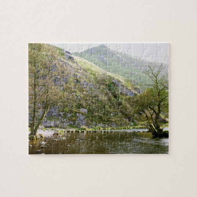 Quebra-cabeça Dovedale Derbyshire, foto máxima da lembrança do (Horizontal)