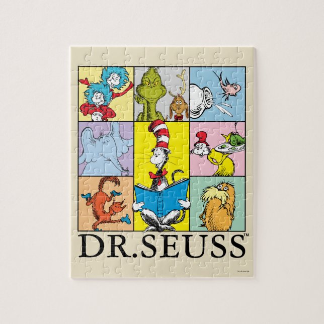 Quebra-cabeça Dr. Seuss | Histórias Gráfico (Vertical)