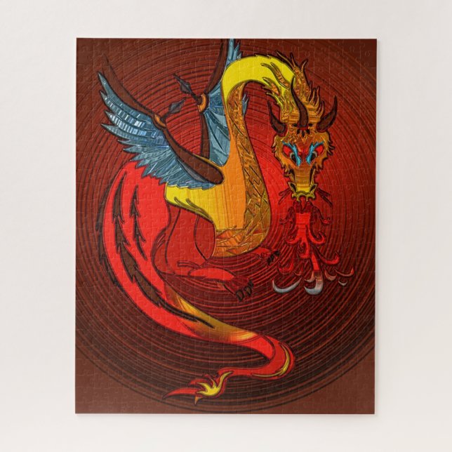 Quebra-cabeça Dragão (Vertical)
