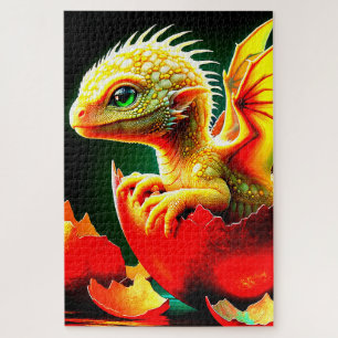 Quebra-cabeça Dragão bebê