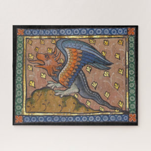 Quebra-cabeça Dragão Bestiário Medieval c. 1270