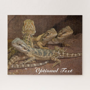 Quebra-cabeça Dragão Carborizado Personalizado Lizard Jigsee Puz