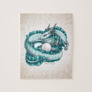 Quebra-cabeça Dragão de Birthstone de junho: Pérola