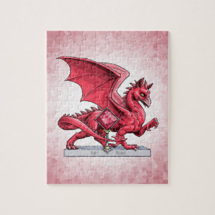 Quebra-cabeça Dragão do Birthstone de julho: Rubi