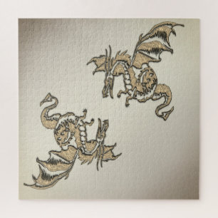 Quebra-cabeça Dragão Dourado