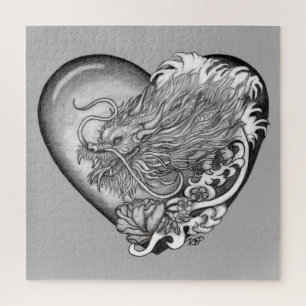 Quebra-cabeça Dragão Heart