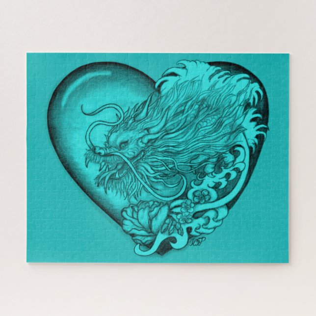 Quebra-cabeça Dragão Heart (Horizontal)