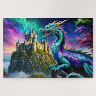 Quebra-cabeça Dragão Iridescente Medieval