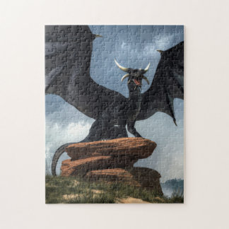 Quebra-cabeça Dragão Negro
