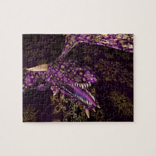 Quebra-cabeça Dragão Roxo Estimulante