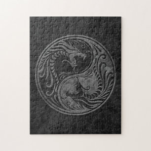 Quebra-cabeça Dragões de pedra de Yin Yang