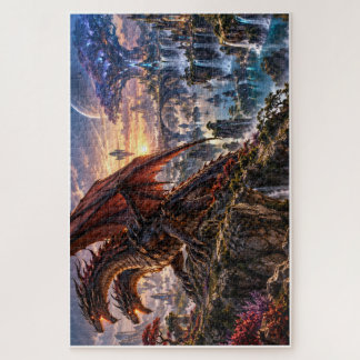Quebra-cabeça Dragon à deux têtes et Royaume enchanté