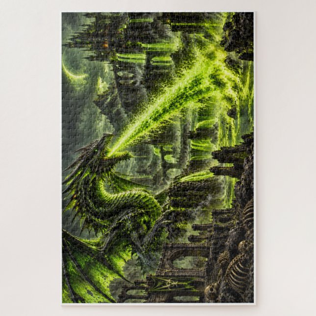 Quebra-cabeça Dragon d’Acide – Royaume Toxique (Vertical)