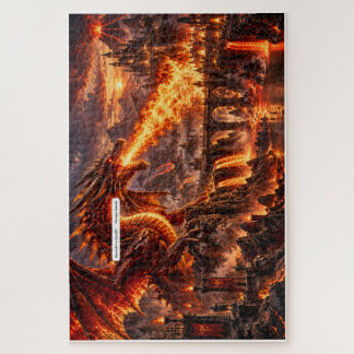 Quebra-cabeça Dragon de Feu – Royaume Volcanique