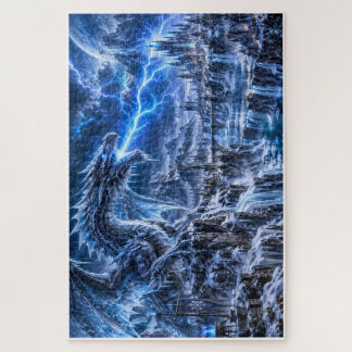Quebra-cabeça Dragon des Glaces – Tempête de Foudre Bleue