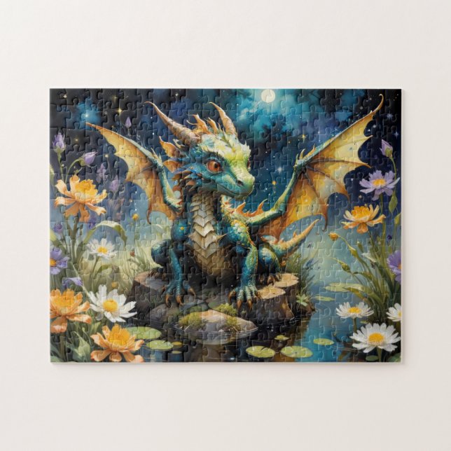 Quebra-cabeça Dragon Pond (Horizontal)