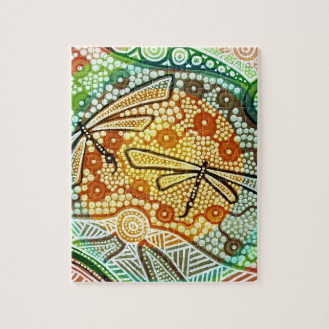 Quebra-cabeça Dragonflies da Floresta (Vertical)