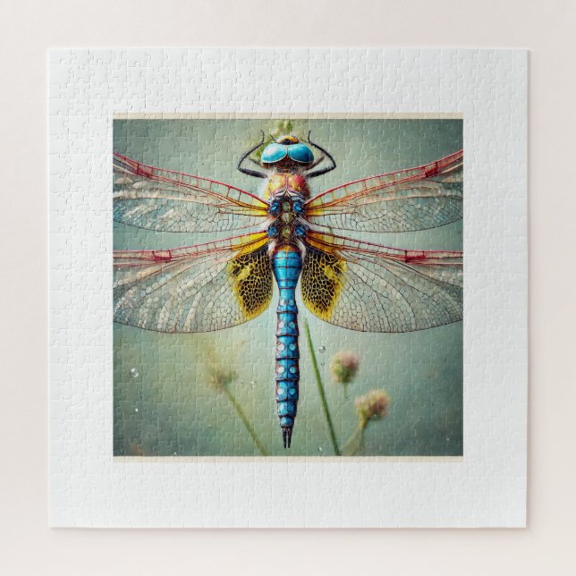 Quebra-cabeça Dragonfly 260924IREF213 - Watercolor (Vertical)