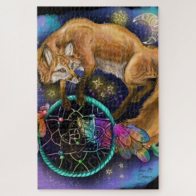 Quebra-cabeça Dreamcatcher Fox (Vertical)
