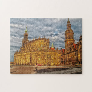 Quebra-cabeça Dresden Alemanha.