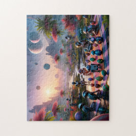 Quebra-cabeça Droid Easter Celebration Sci-Fi for Space Lovers