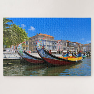 Quebra-cabeça Duas embarcações de canal, Aveiro, Portugal