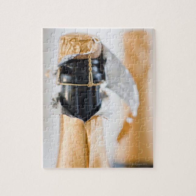 Quebra-cabeça Duas garrafas de champanhe (Vertical)