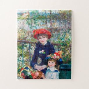 Quebra-cabeça Duas Irmãs - Impressionista Renoir Pintura 1881