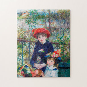 Quebra-cabeça Duas Irmãs - Impressionista Renoir Pintura 1881