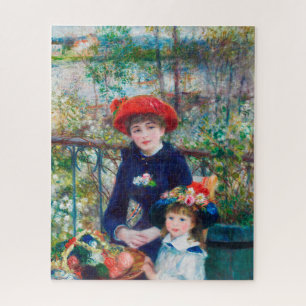 Quebra-cabeça Duas Irmãs (No Terrace) Pierre Auguste Renoir